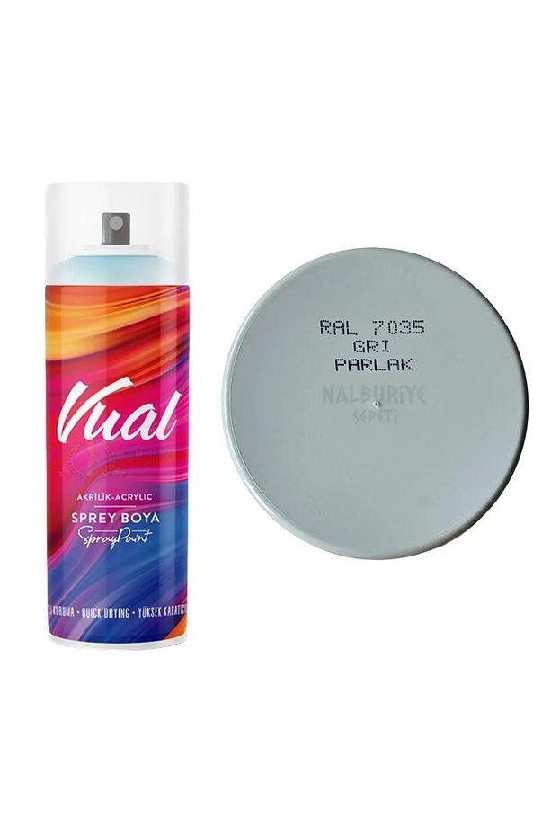 Vual Sprey-400 ml Gri Parlak 7035
