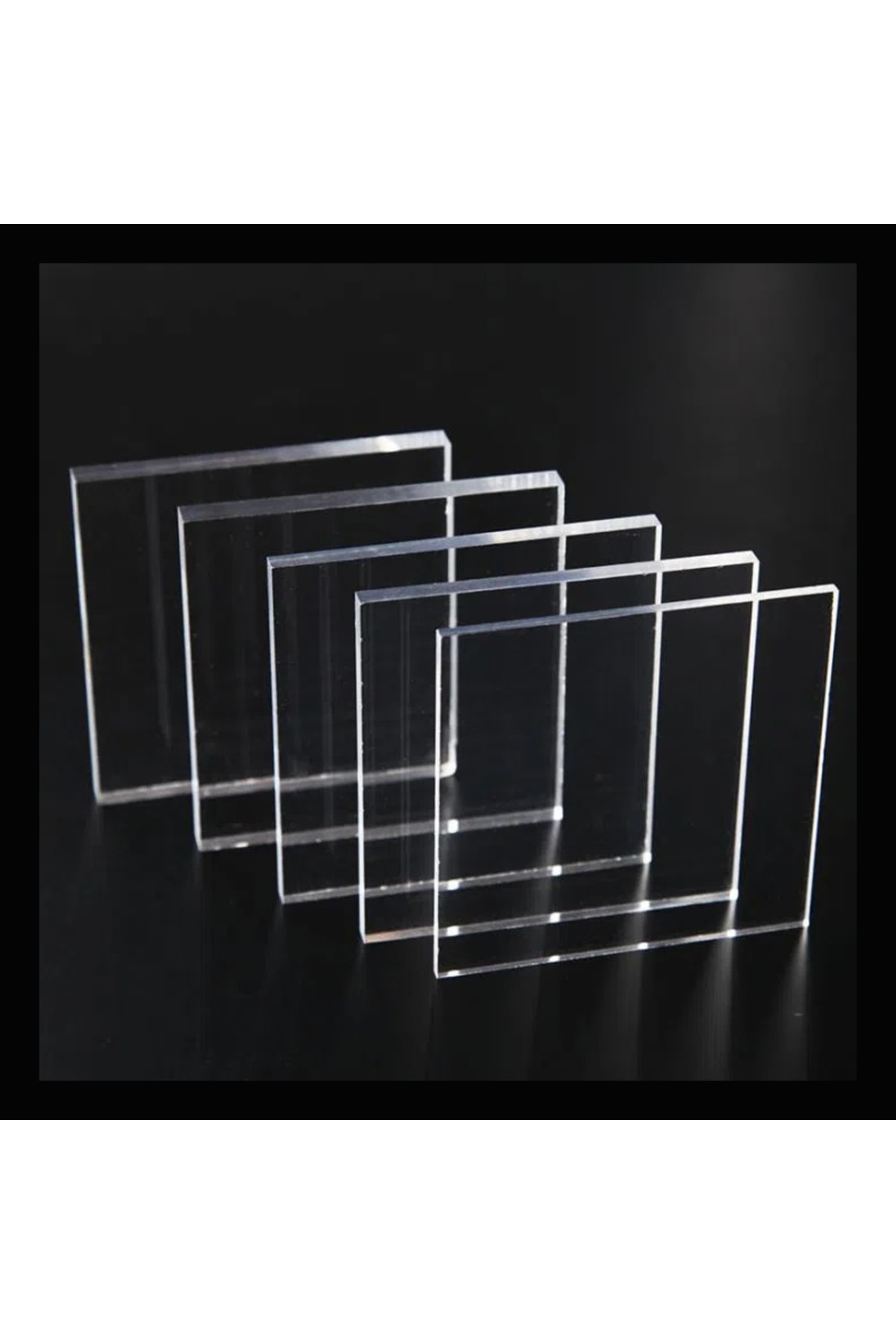 Şeffaf Pleksi Levha 4,8mm~5mm Pleksiglass 80cmx100cm