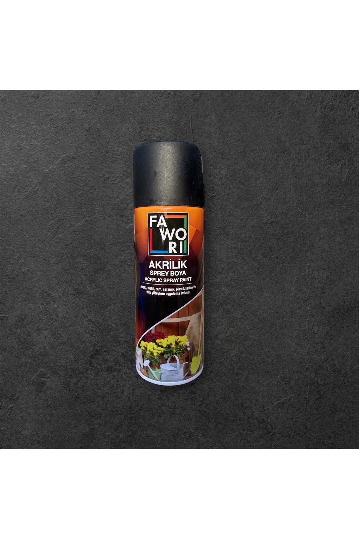 AKRİLİK SPREY 400ML MAT SİYAH 9005
