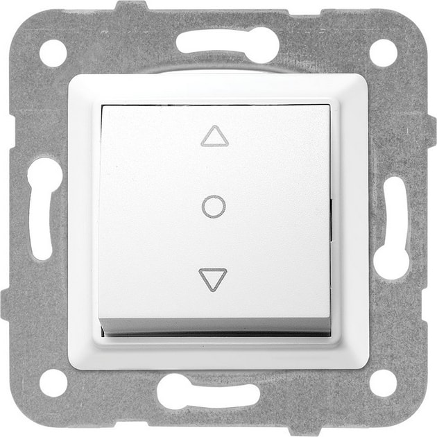 Linnera Beyaz Tekli Jaluzi Kumanda Anahtarı (Çerçeve Dahil 90440072