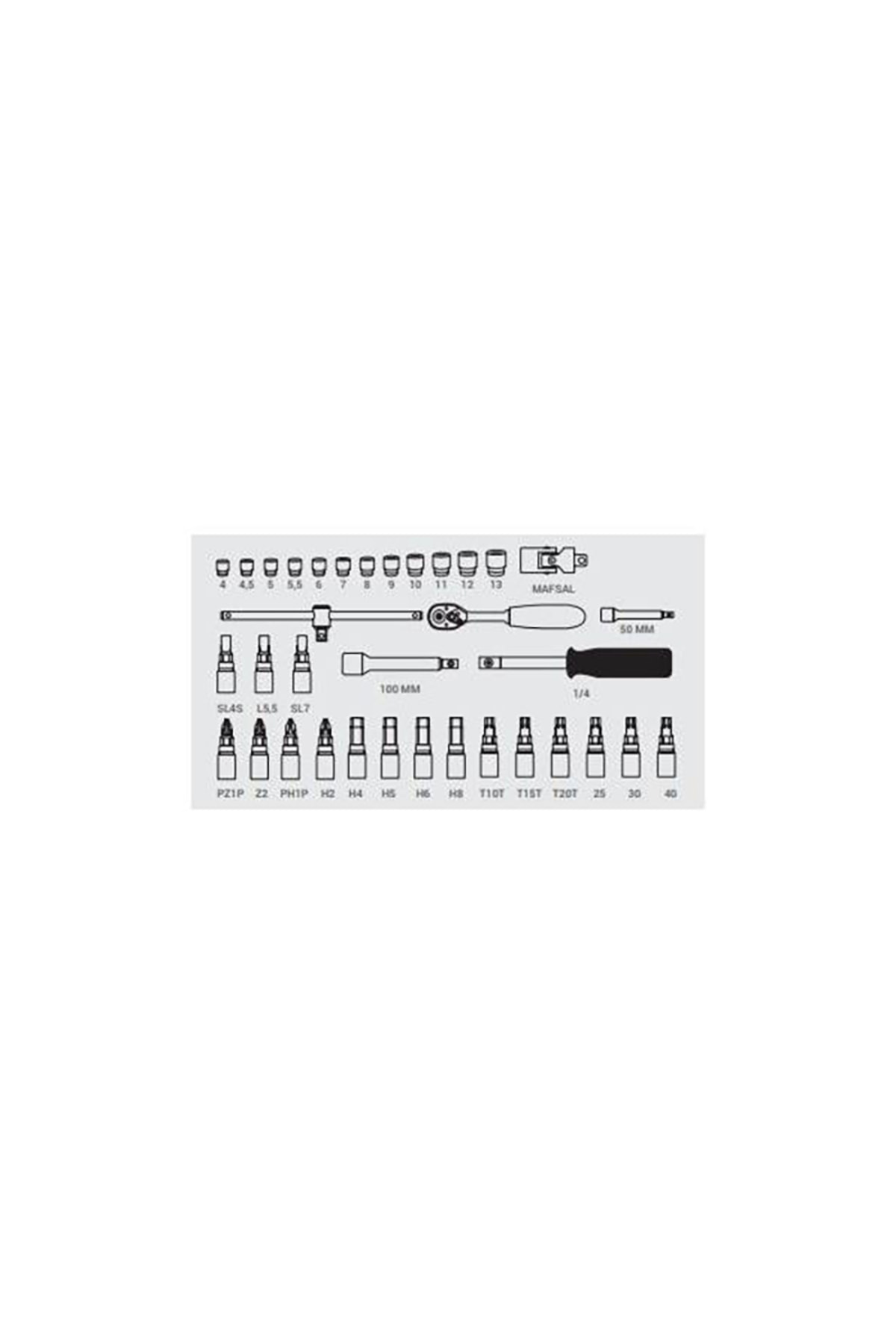 RİCO 007-rc4512 40 Parça Lokma Seti Takımı 1/4