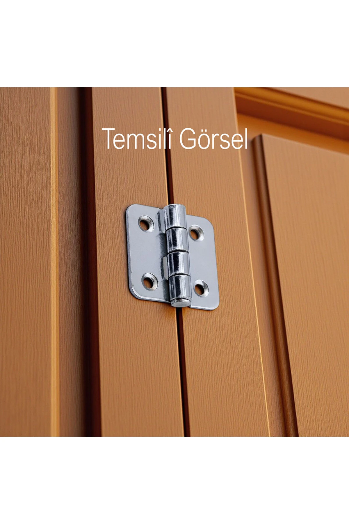 Gümüş Metal Yaprak Menteşe 4 ADET 50x50 mm Dayanıklı Kapı Pencere Dolap ve Mobilya Kullanımına Uygun