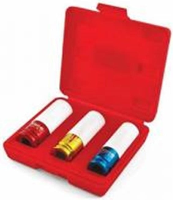 Izeltaş 1/2" Alaşımlı Jant Lokma Takımı 3 Parça