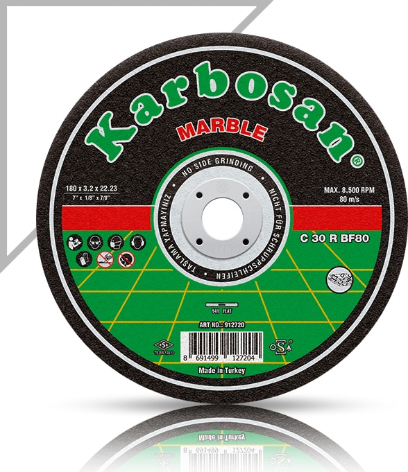 KARBOSAN Mermer Kesici 180 x 3.2 x 22.23 25 Adet