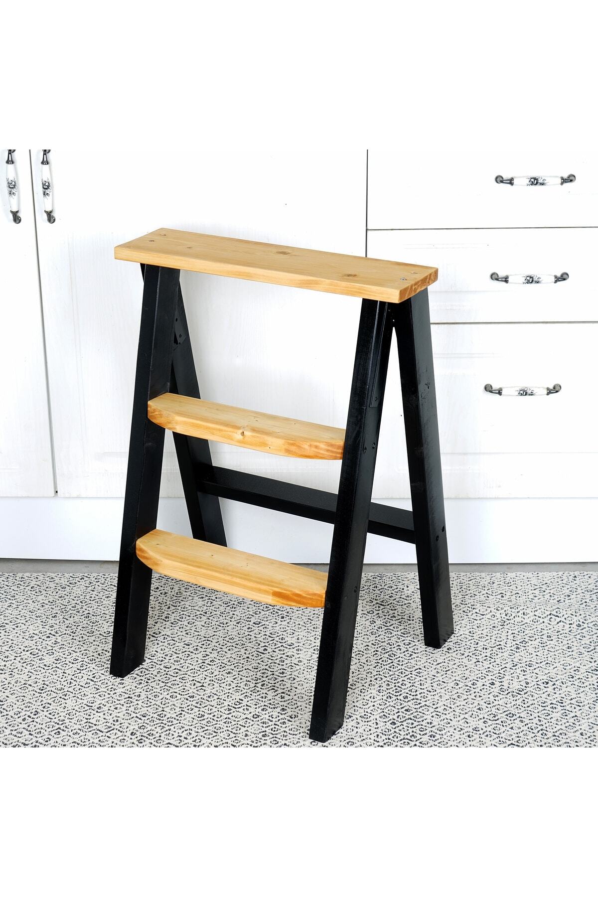 Katlanır Merdiven Ahşap Merdiven Ev Tipi Basamak Merdiven