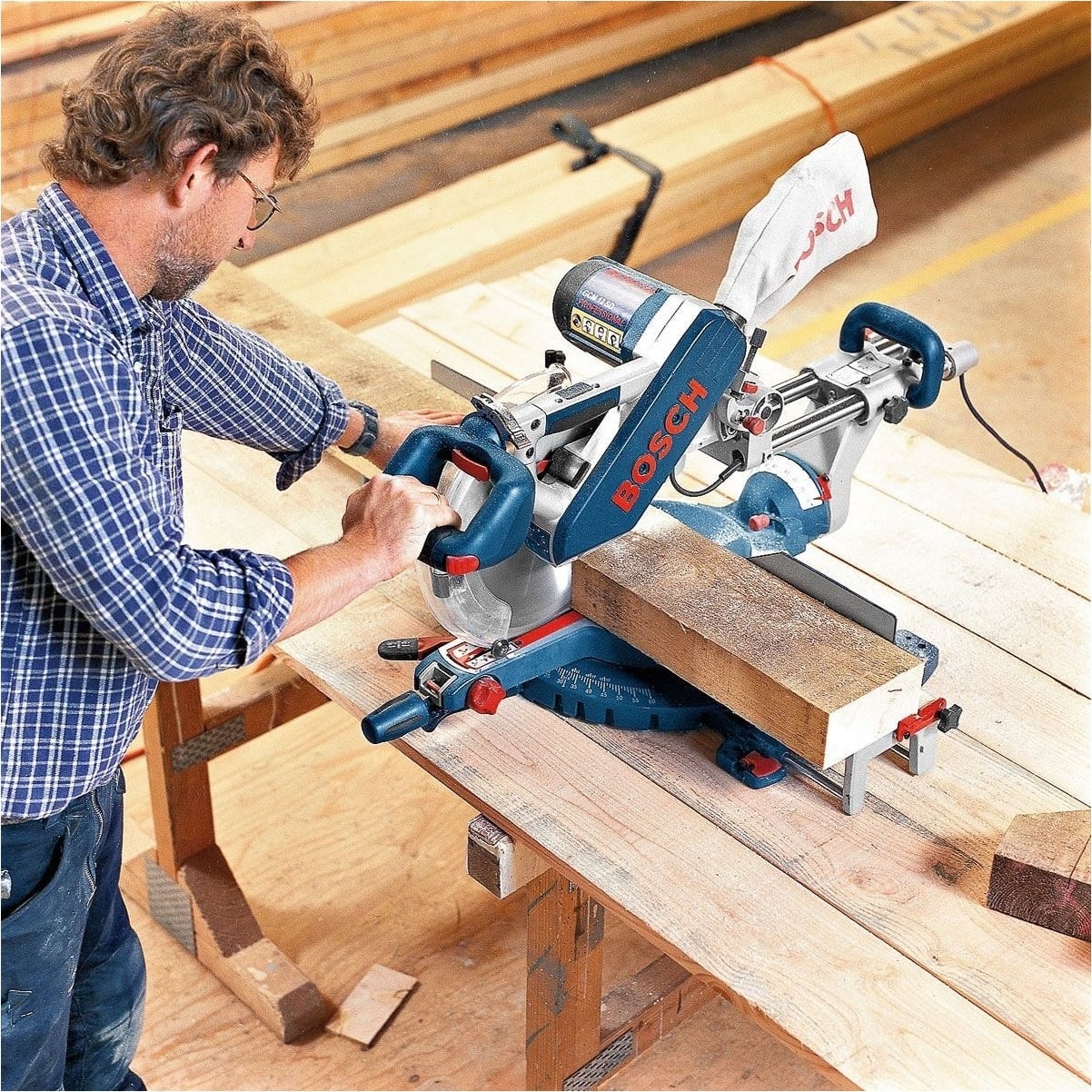 BOSCH Gcm 12 Sde Gönye Kesme