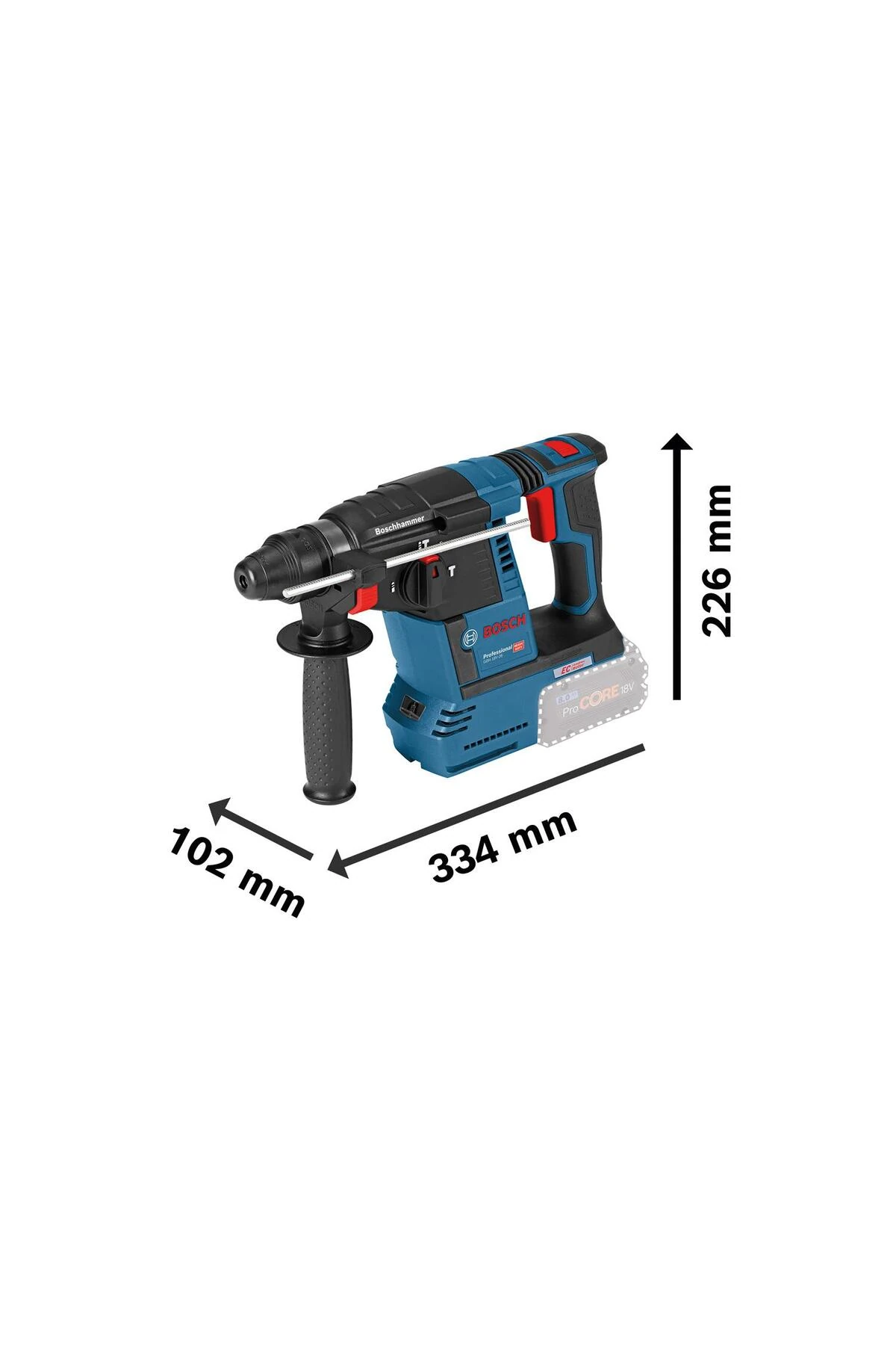 GBH 18V-26 1x5.0Ah Tek Akülü Kırıcı Delici