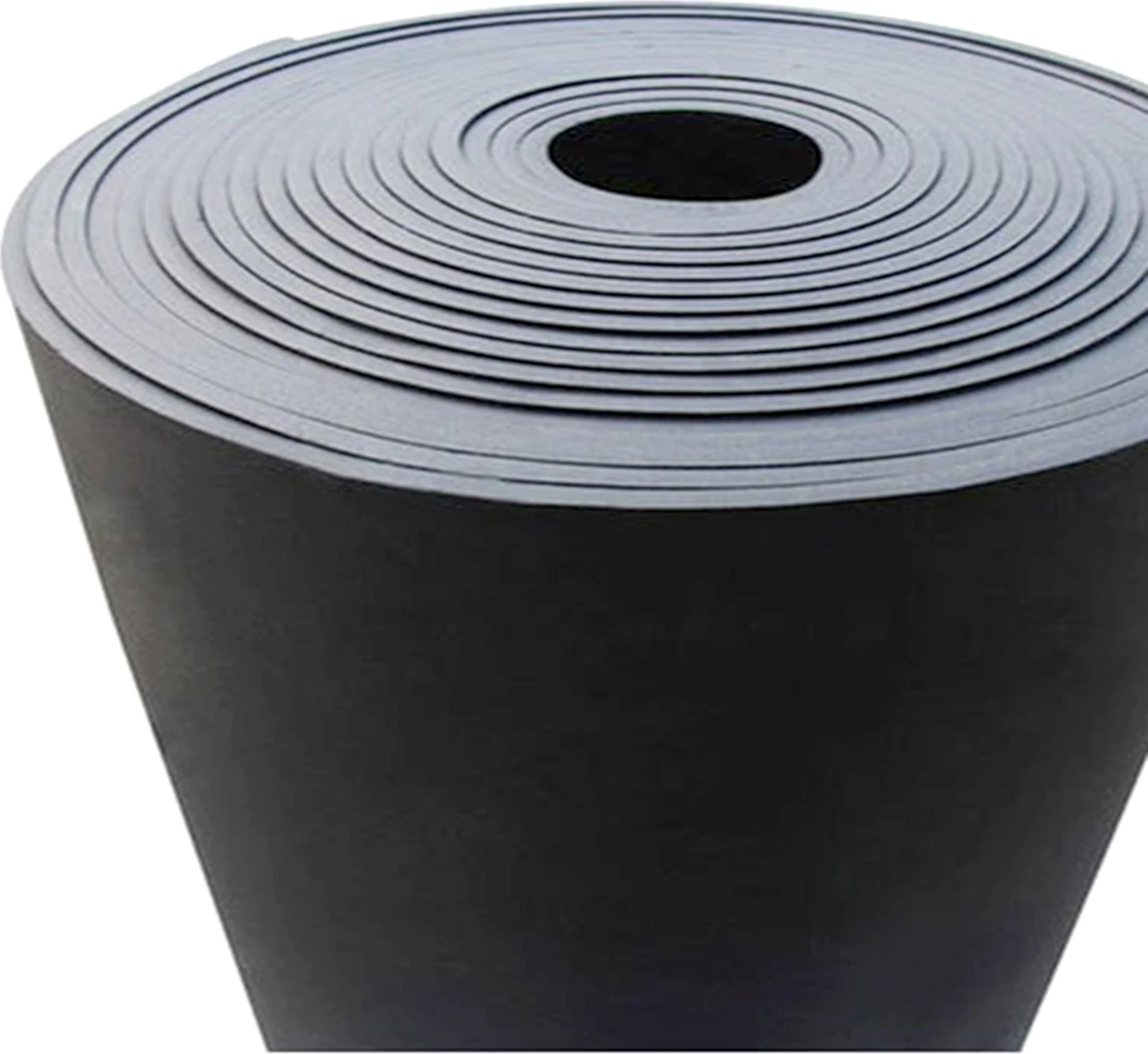 Kauçuk Izolasyon Malzemesi 19MM 120CM 12M2 Elastomerik Kauçuk Köpüğü Yalıtım Levhası (Yapışkansız)