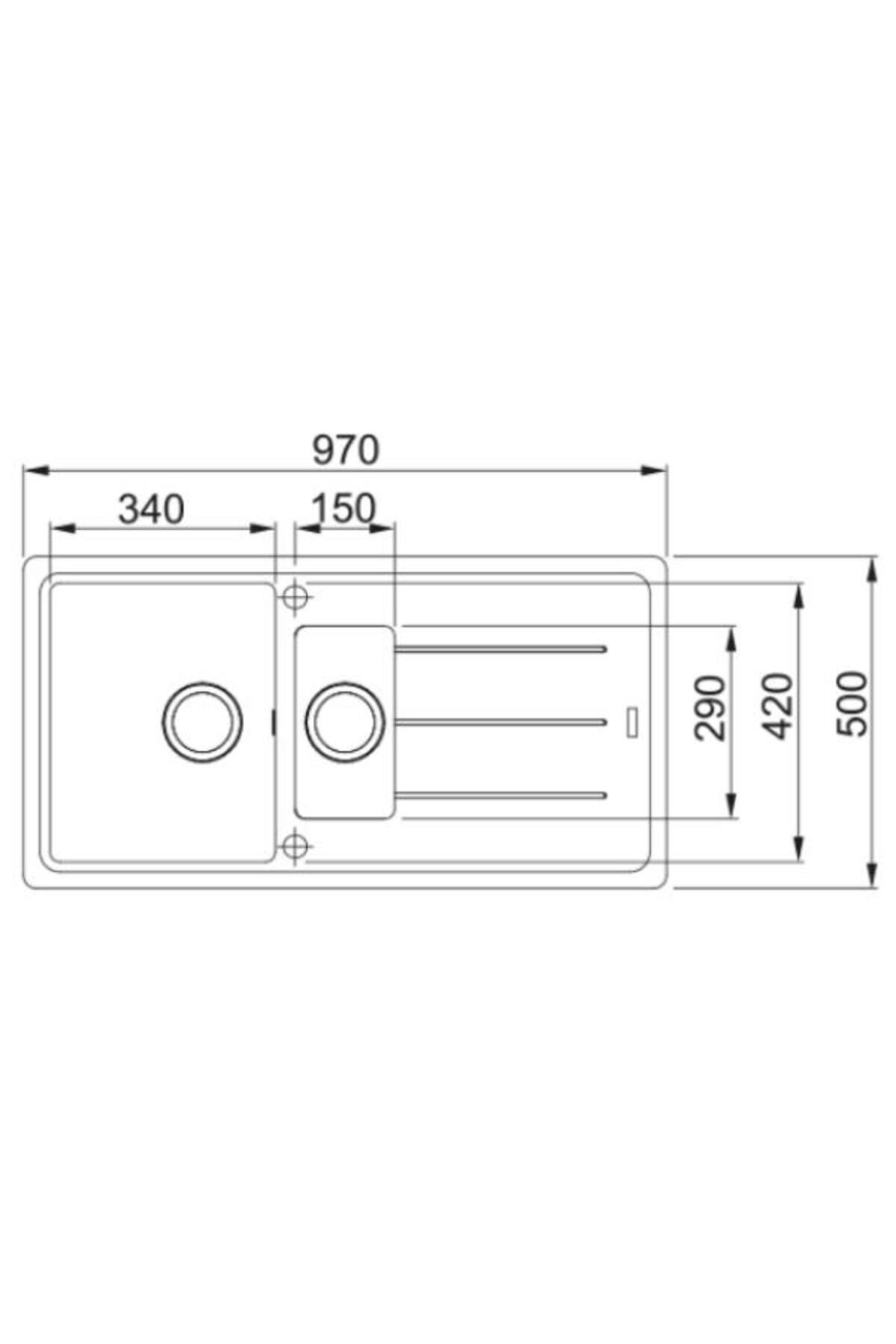 Bfg 651-97 Bianco Eviye