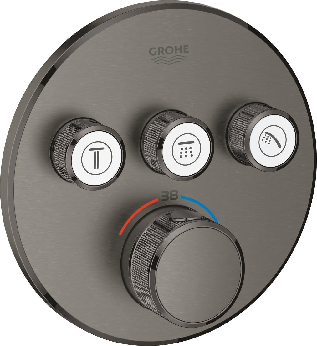 Grohtherm Smartcontrol Üç Valfli Akış Kontrollü, Ankastre Termostatik Duş Bataryası 29121AL0