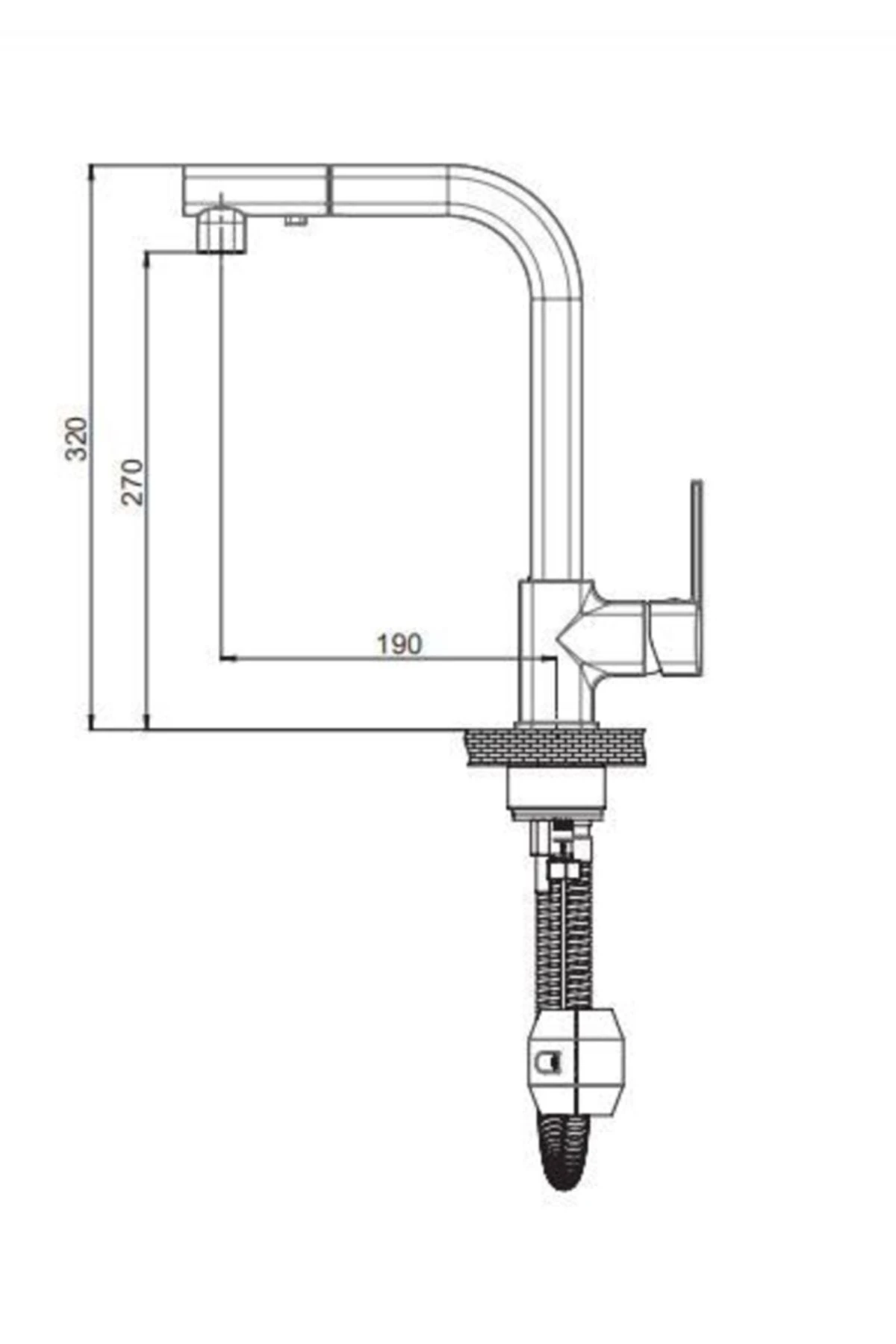 Gbd Pedra Siyah Spiralli Eviye Bataryası Mes160-s