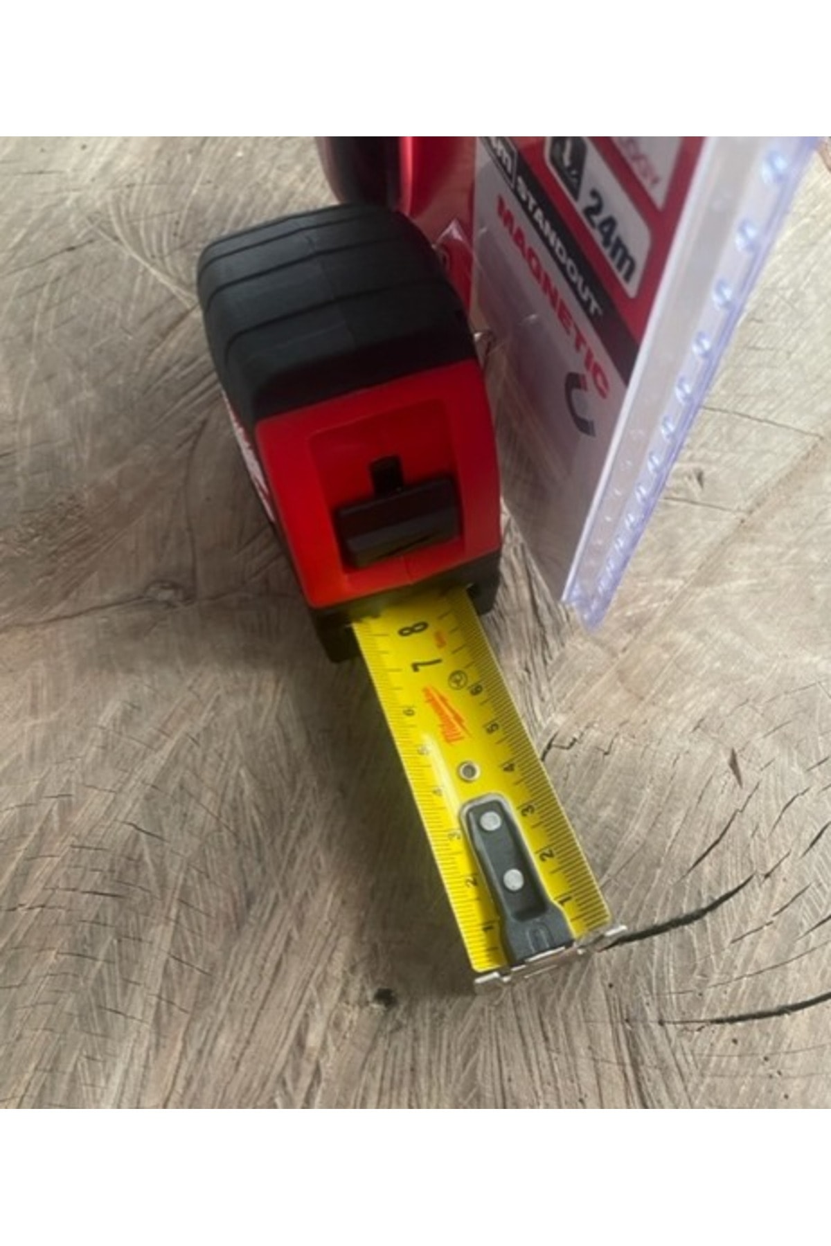 5METRE ÇELİK ŞERİT METRE MIKNATISLI 5*28MM KOLA AÇACAK 18CM
