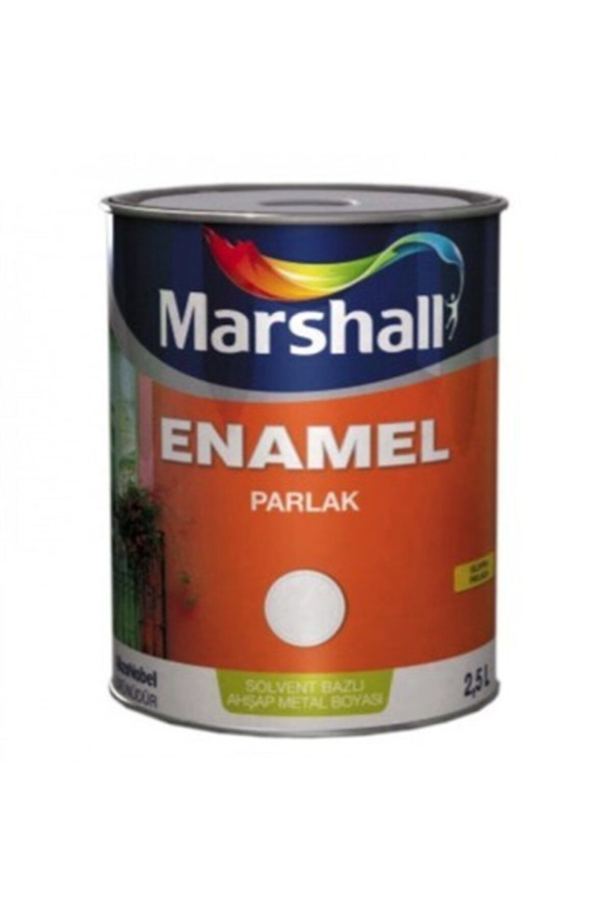 Enamal Sentetik Yağlı Boya 0,75 Lt Kurşuni