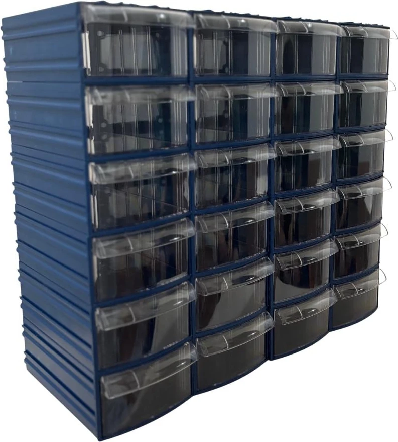 Plastik Çekmeceli Kutu 24 Çekmeceli 730-M