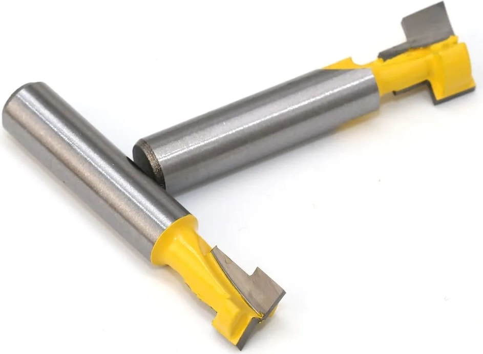 6mm Shank 1/2pc 8mm 6mm 1/4 "shank T-Yuvası Anahtar Deliği Kesici Ahşap Yönlendirici Bit Karbür Kesici Ahşap Altıgen Cıvata T-Track Planya Freze Kesiciler (Yurt Dışından)