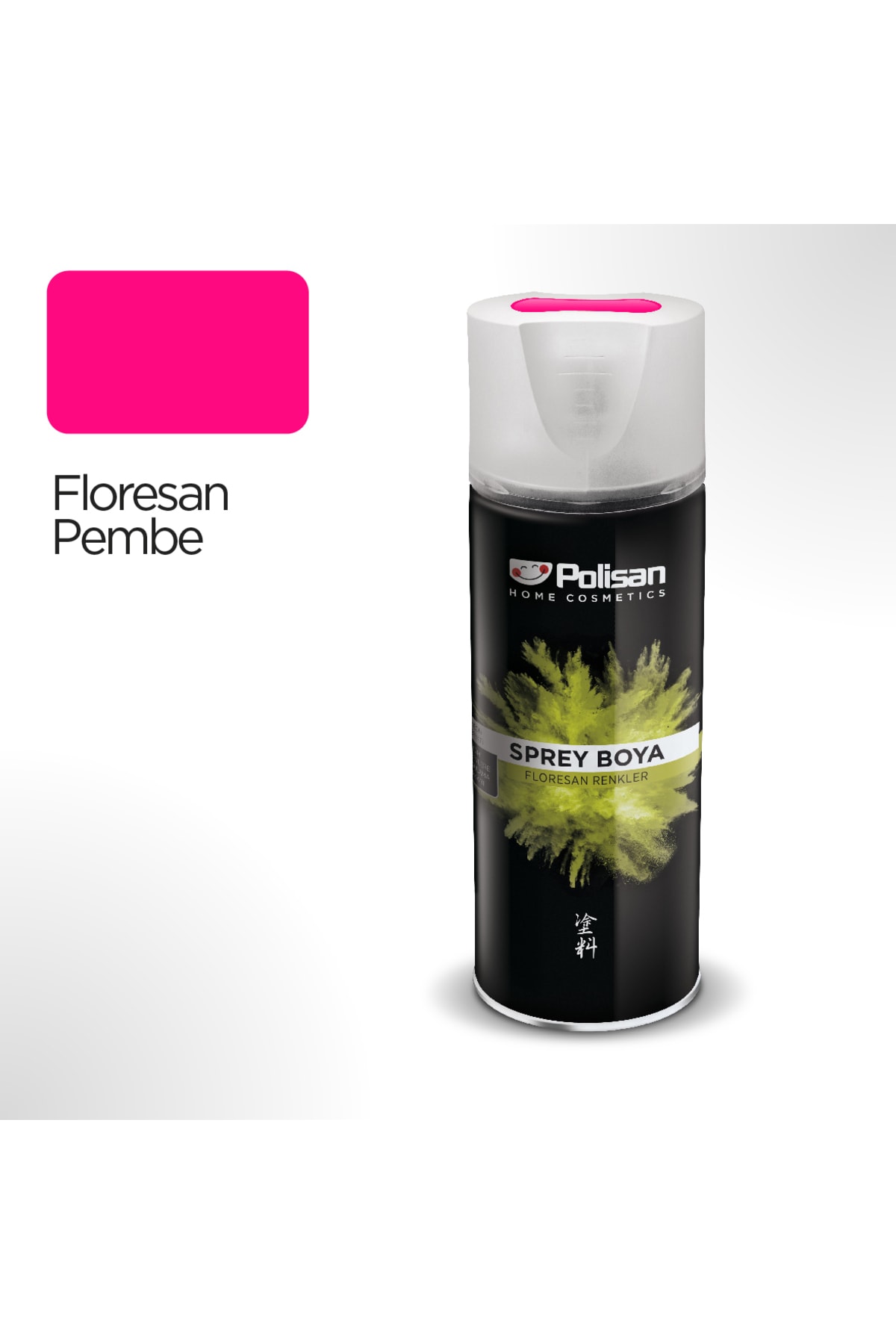 Floresan Pembe Sprey Boya 400 Ml
