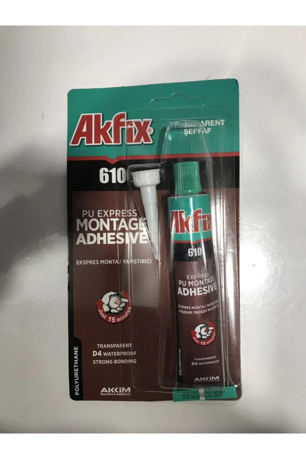 Tüp Silikon Şeffaf