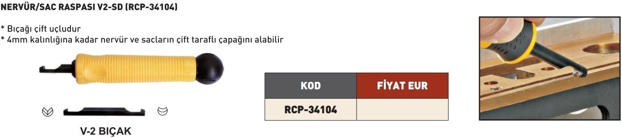 Cp Gratex Çapak Alma Raspa Seti Nervür/sac Raspa Seti Sdt RCP-34104