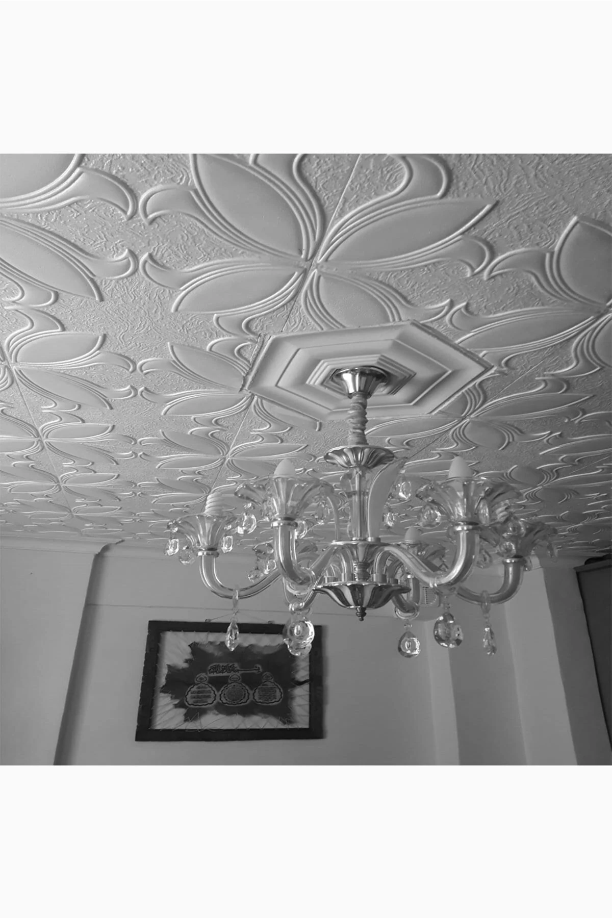 50x50 Stropiyer Tavan Kaplama Gkpç Erguvan (4 ADET)