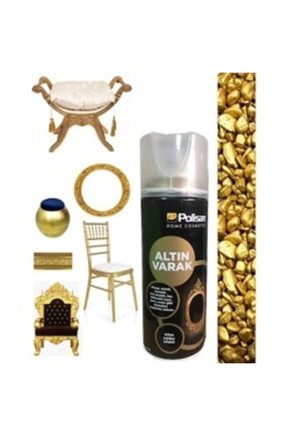 Yaldız Sprey Boya Altın Varak 400 Ml