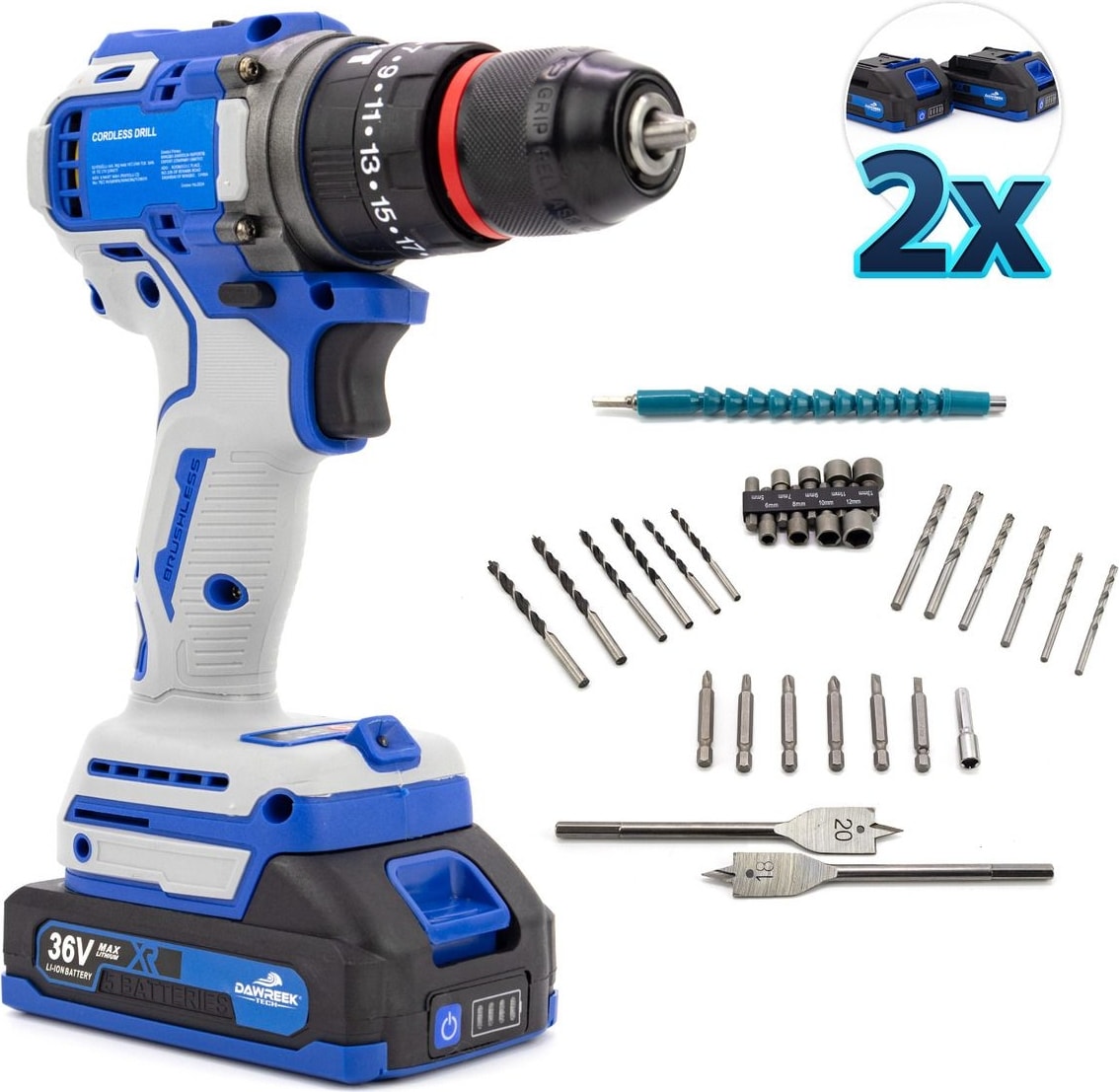 10MM Blue Kömürsüz Vidalama
