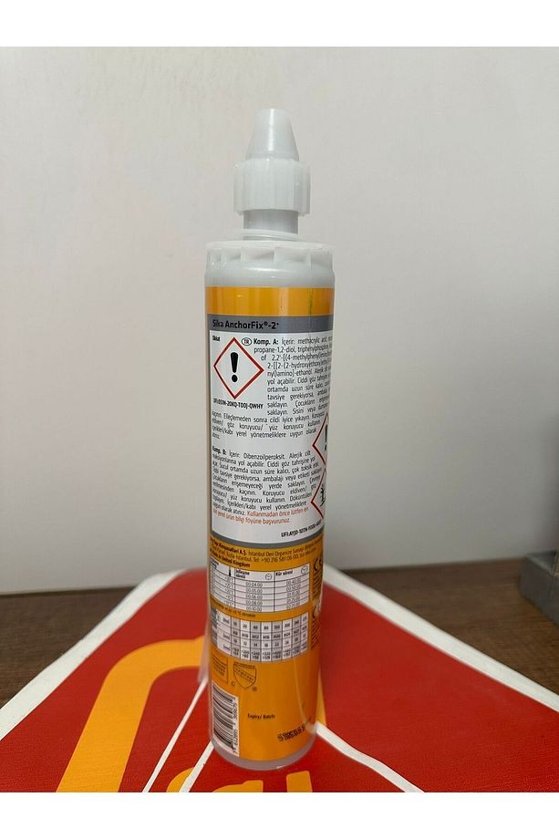 AnchorFix-2+ ORTA VE AĞIR YÜKLER İÇİN ANKRAJ MALZEMESİ 300ml/490gr Kartuş Gri