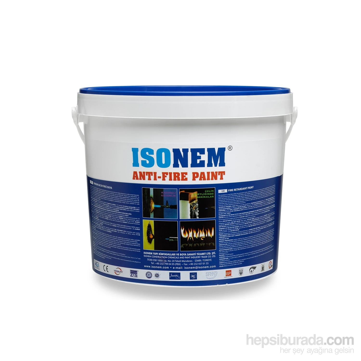 Anti Fire Paint Yangın Geciktirici Boya 18 Kg