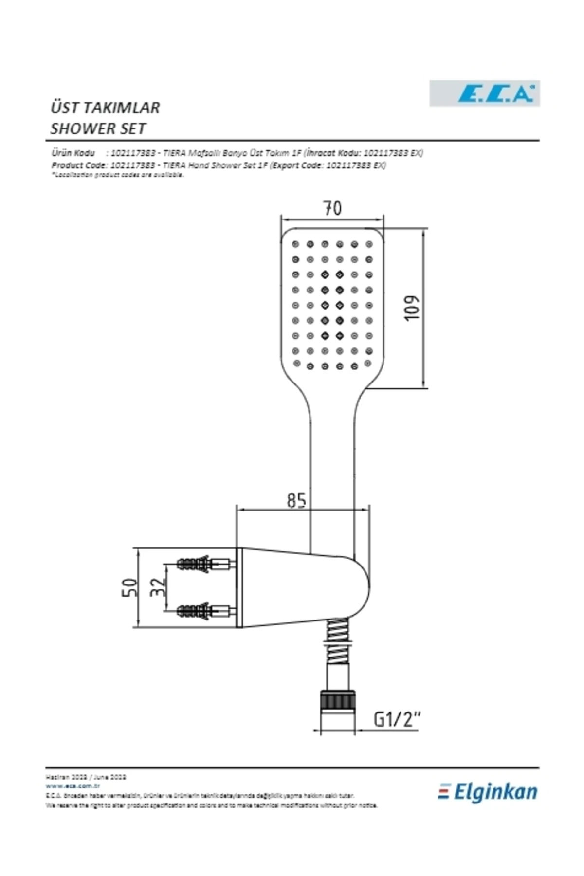 Tiera Mafsallı Üst Takım 1f
