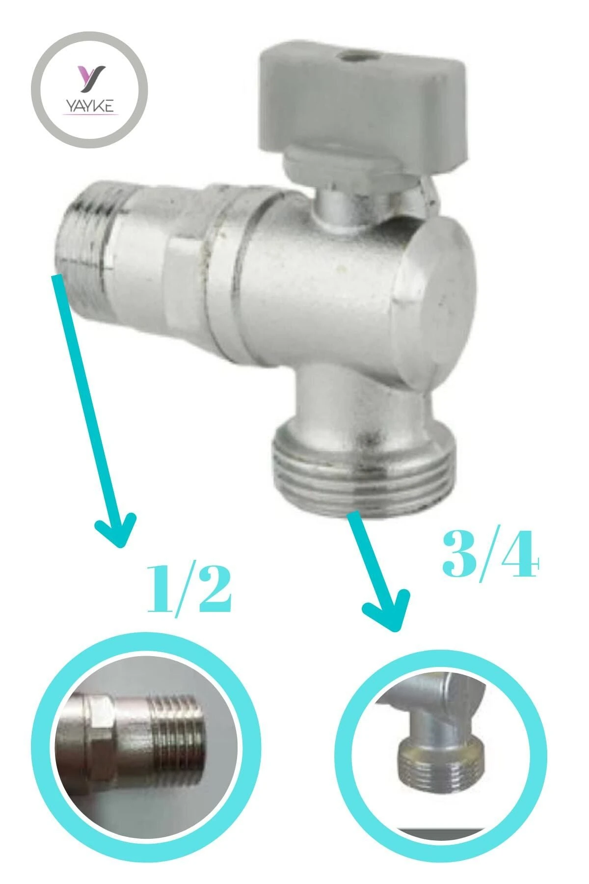 Mini Çamaşır Musluğu Çamaşır Makinesi & Bulaşık Makinası Musluğu