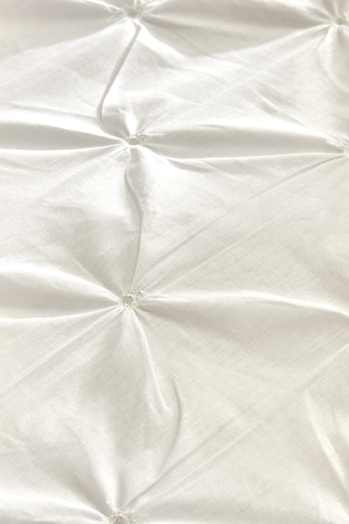 White Collection Castello %100 Pamuk Tek Kişilik Puntolu Nevresim Takımı Beyaz