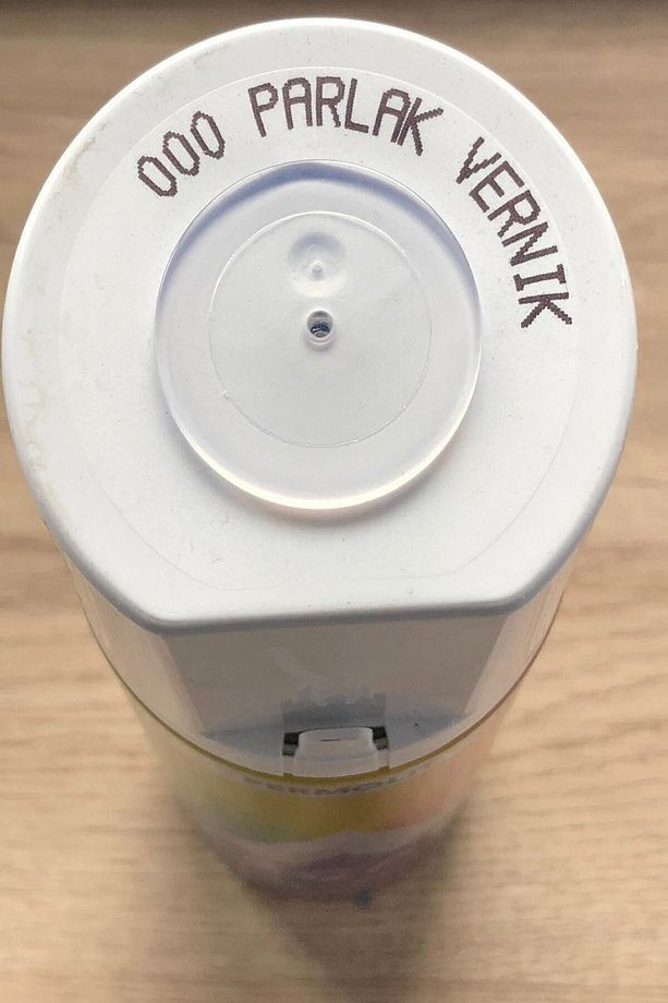 Parlak Vernik 000 Alüminyum-ahşap-plastik-demir-metal-sprey Boyama 400 ml