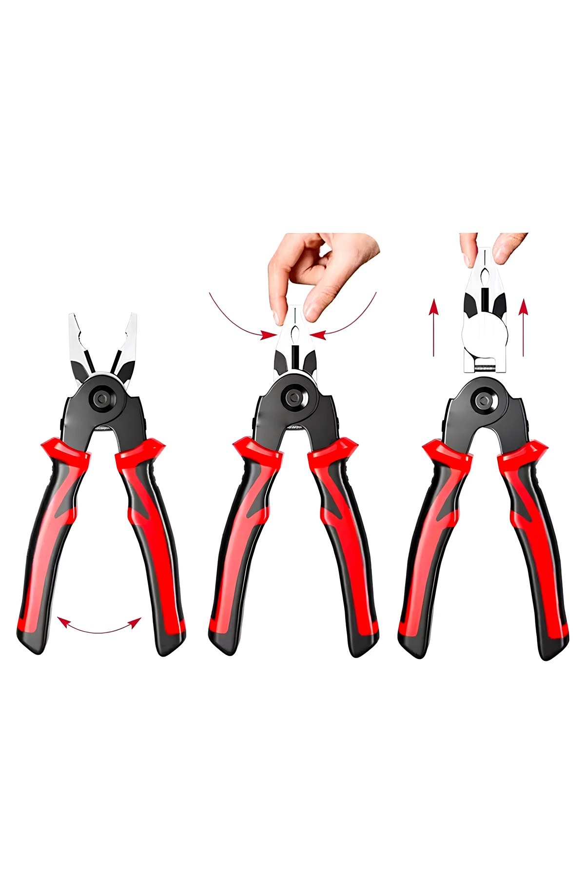 5 Başlıklı Pense Seti Kablo Pensesi Çok Amaçlı Fonksiyonlu Değiştirilebilir  2 Yıl Garanti