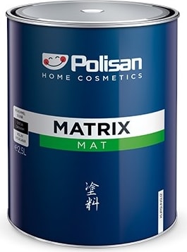 POLİSAN Matrix Mat Yağlı Boya 0.75 Lt (Siyah ve Beyaz))