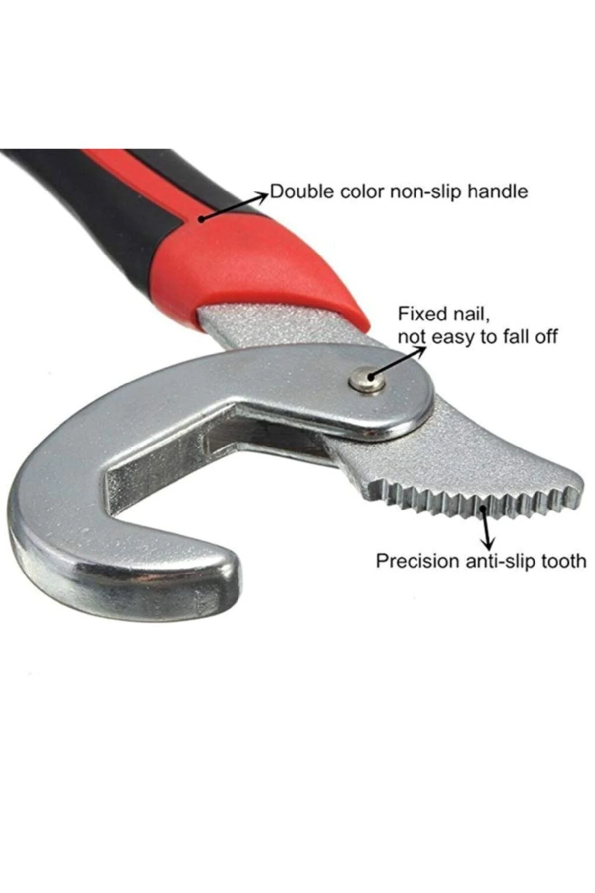 Çok Amaçlı Nano Grip Kurbağacık Akıllı Ingiliz Anahtarı Set 2li Set Kurbağacık Anahtarı