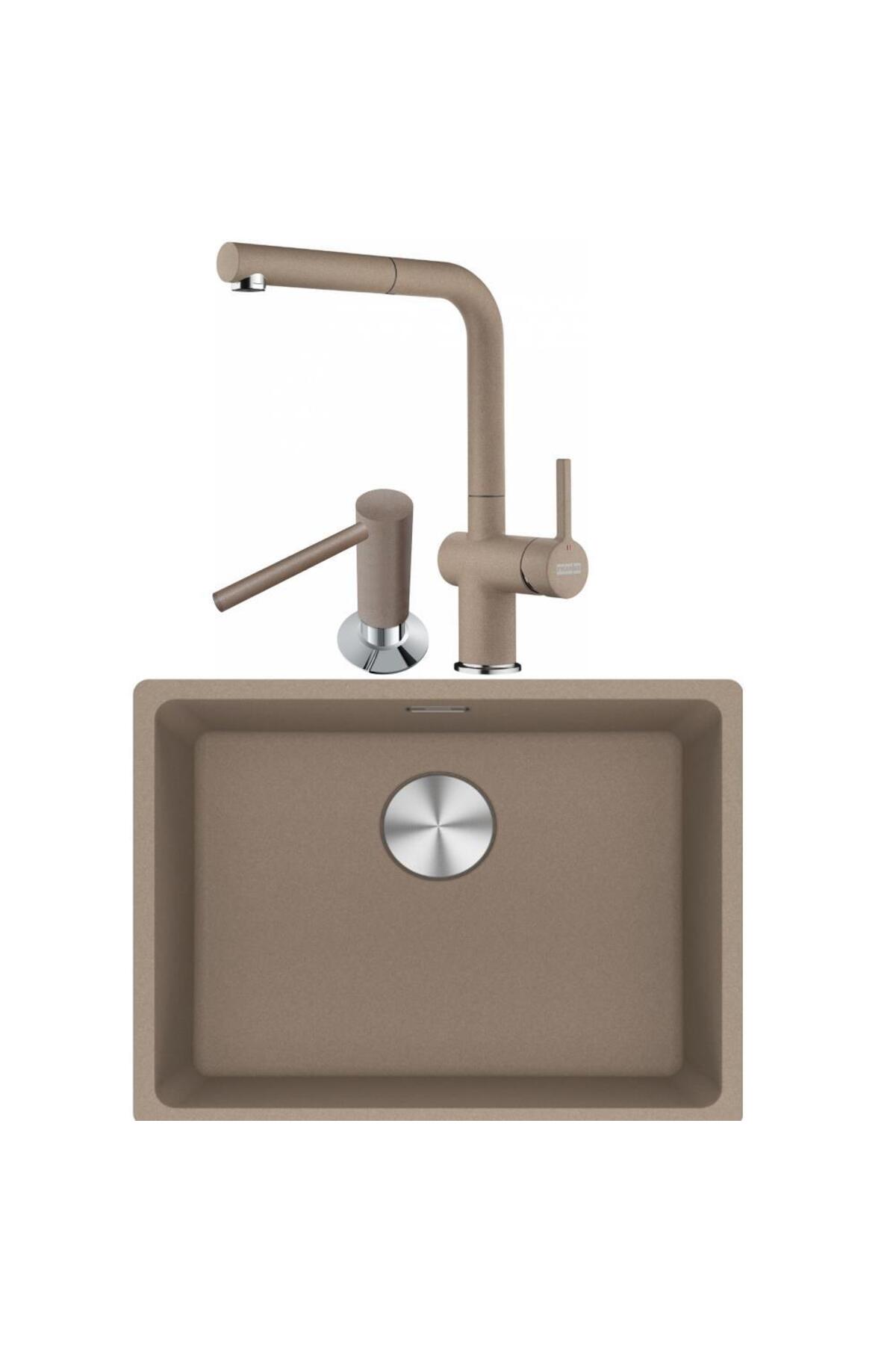 Maris MRG 210/110-52 Oyster Granit Evye ACTİVE PLUS DOCCİA 2.0 Batarya COMFORT Sıvı Sabunluk