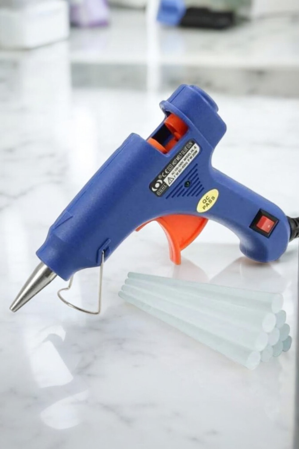 Sıcak Slikon Tabancası 80 Watt+10 Adet Silikon Çubuk