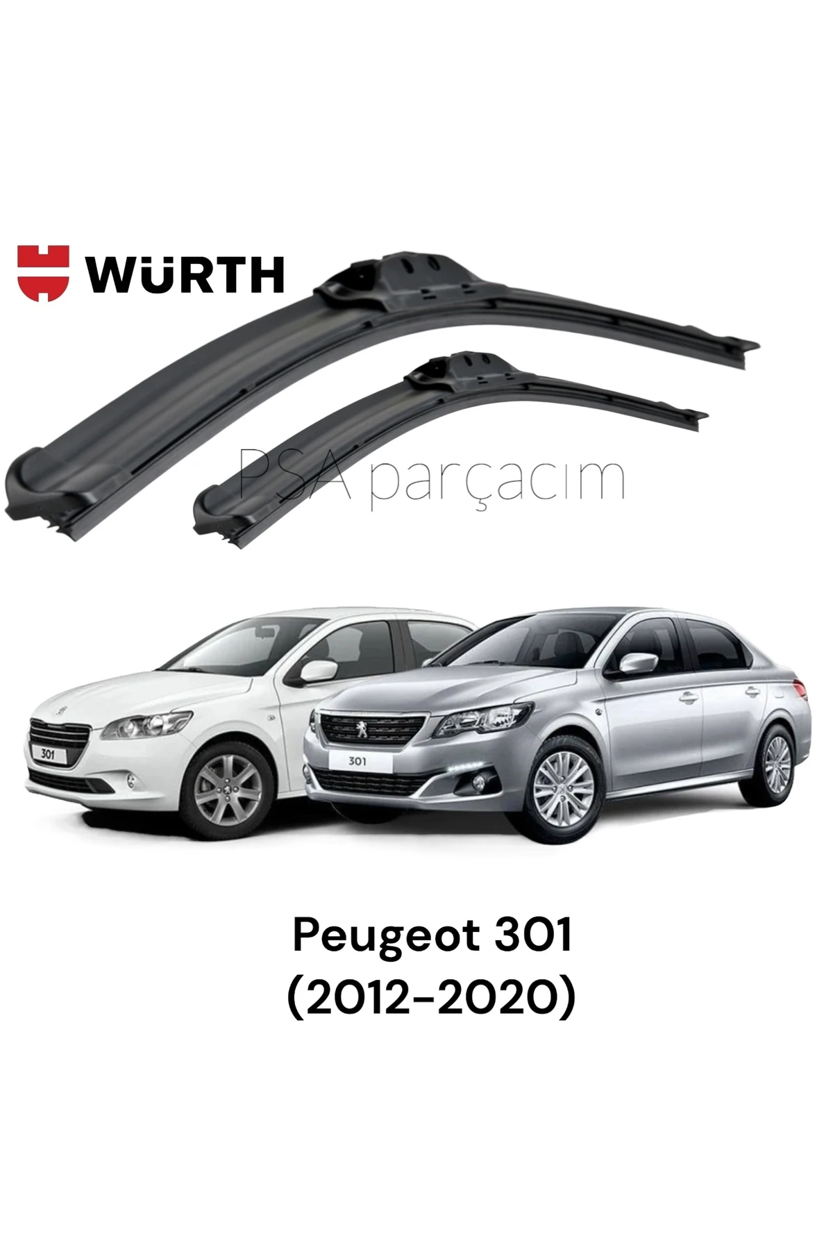 Peugeot 301 Silecek Takımı (2012-2020) 2'li