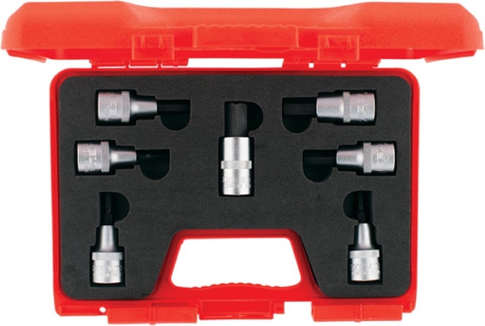 Izeltaş 1/2" Lokmalı Allen Uç Takımı (60 mm, 7 Parça)