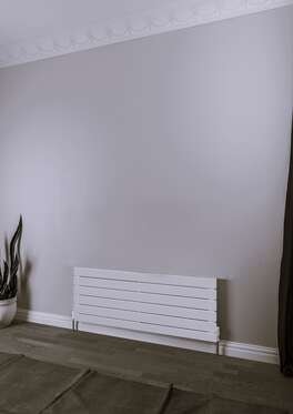 Teos Yatay Çelik Radyatör 1000X445 Pütürlü Beyaz (Ral 9016)