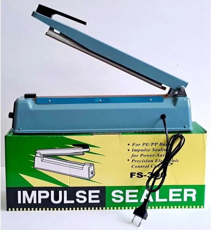 30CM Metal Gövde Poşet Ağzı Yapıştırma Kapatma Makinası FS-300 (5224)