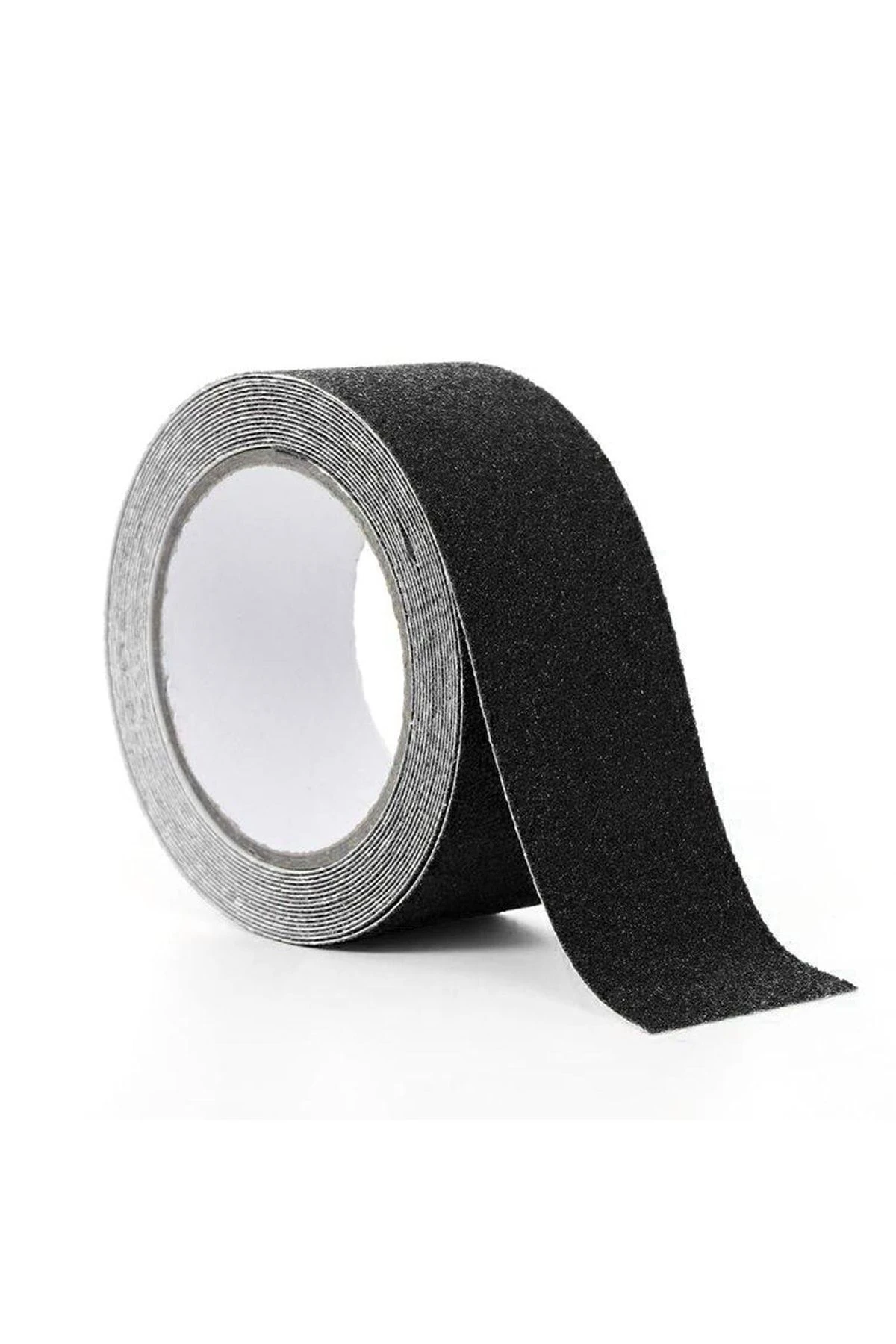 Merdiven Zemin Kaydırmaz Bant (5 CM X 10 METRE) Yapışkanlı Kaymaz Bant Siyah