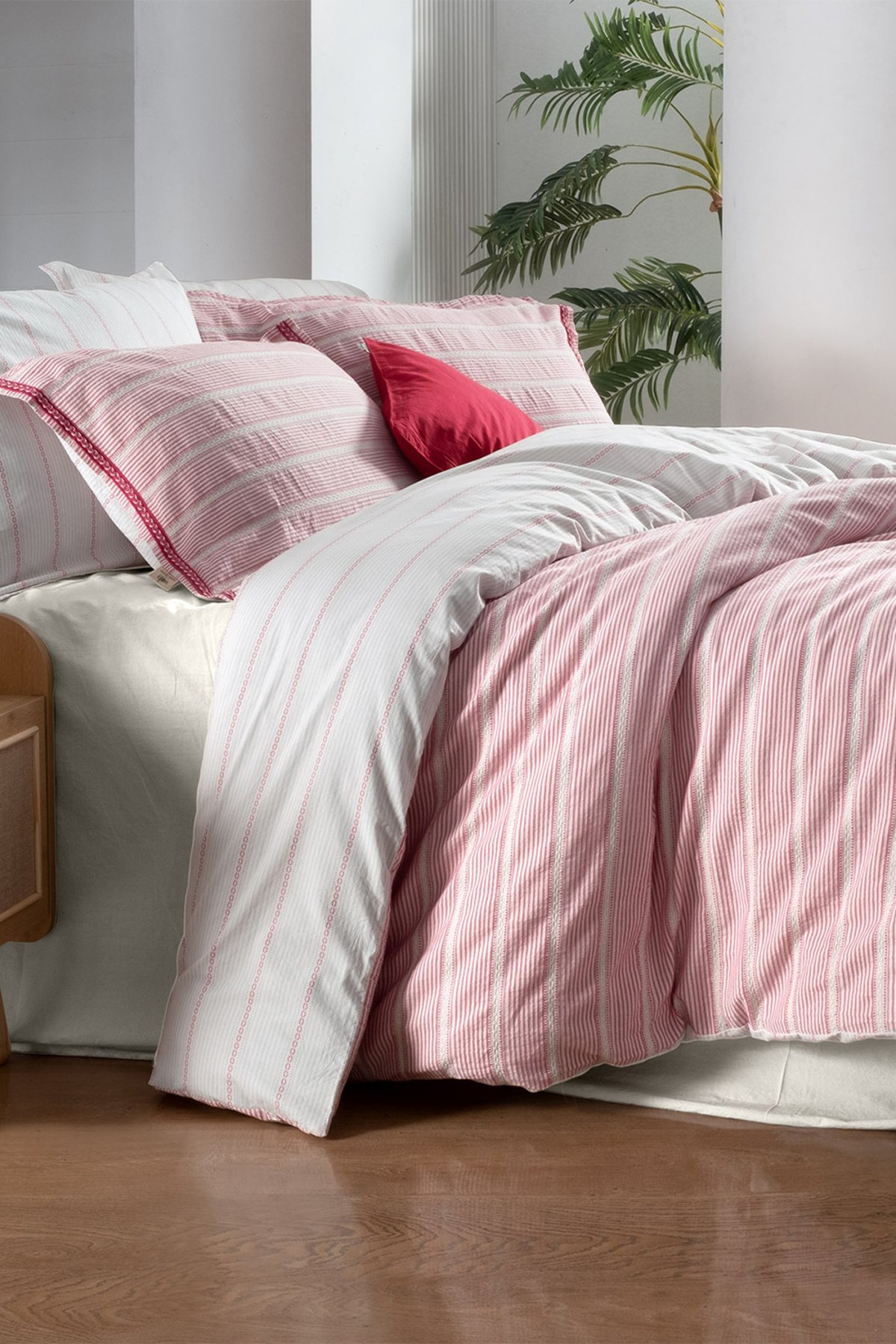 Trin Çift Kişilik %100 Pamuk Mood Comfort Nevresim Takımı
