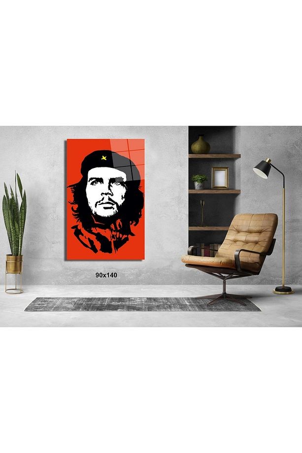 Che Guevara Sinema Ve Ünlüler Cam Tablo #PCT0885