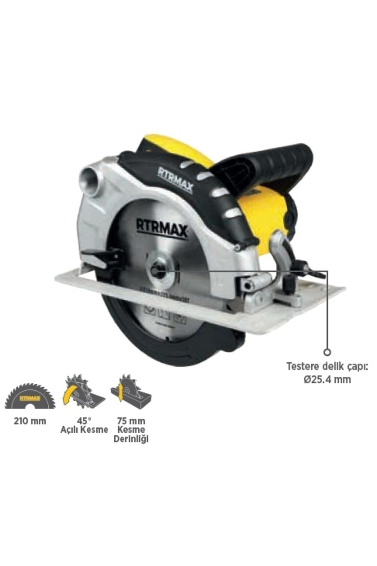 Daire Testere 1800w 210 Mm (rtm385)