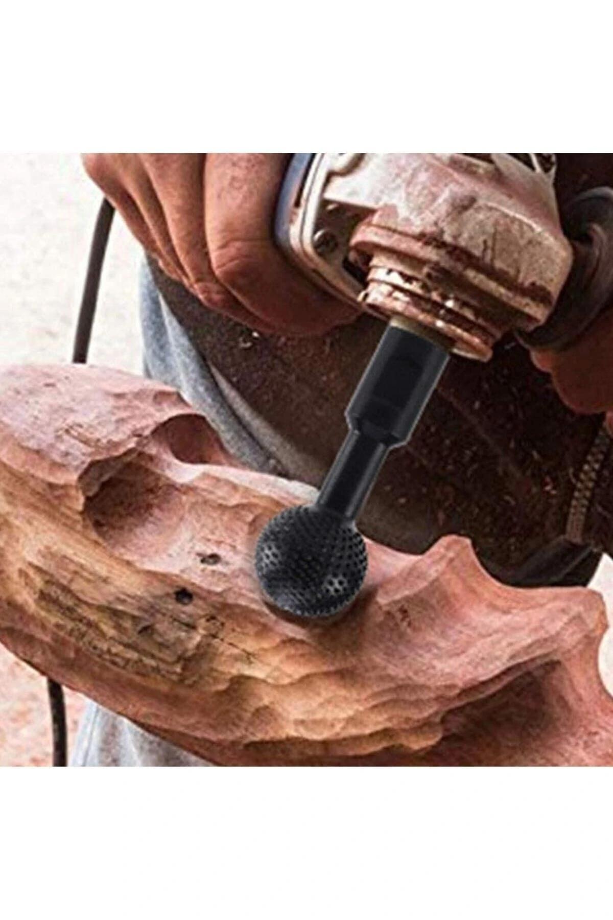 Ahşap için küresel şekil avuç taşlama törpü güçlü oyma Raspalama Traşlama silindir öğütücü