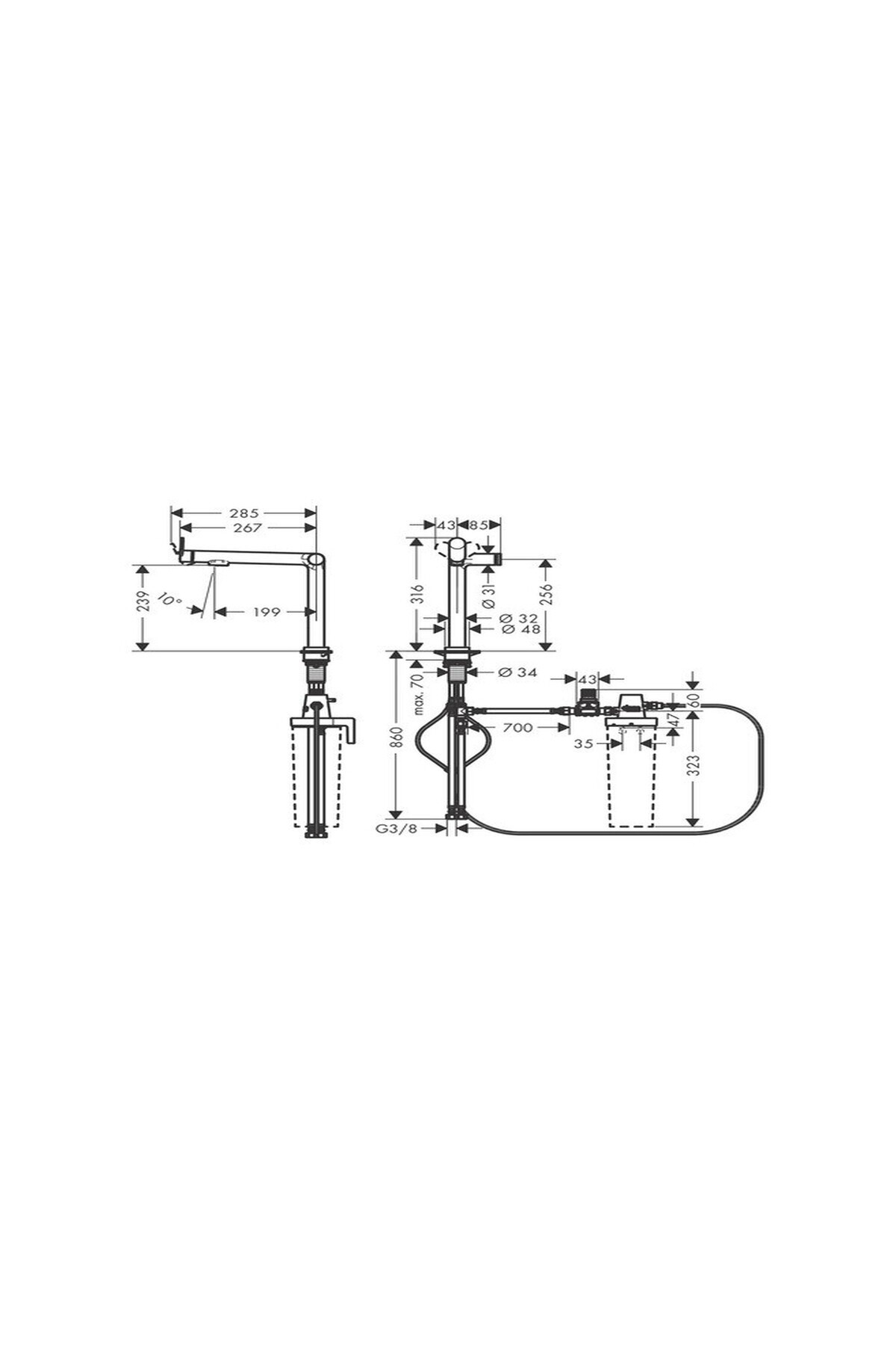 Aqıttura M91 Evıye Bataryası M91 Filtre Sistemi 240, 1jet Siyah 76804670