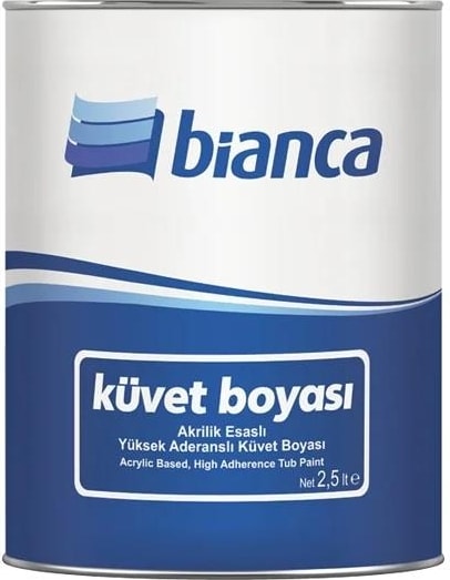 Küvet Boyası Akrilik Esaslı 2.5 Lt Beyaz