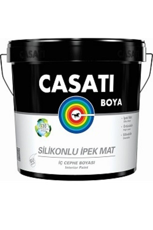 Silikonlu Ipek Mat Beyaz 7,5 L - Iç Cephe Boyası