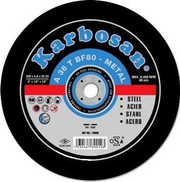KARBOSAN 230 x 3,0 x 22 Metal Kesici