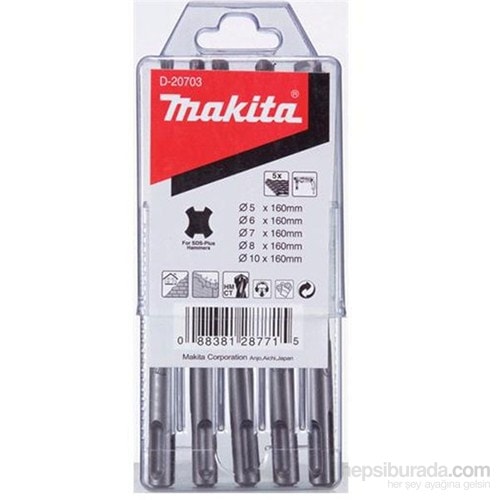 MAKİTA D-20703 Sds-Plus Matkap Uç Seti